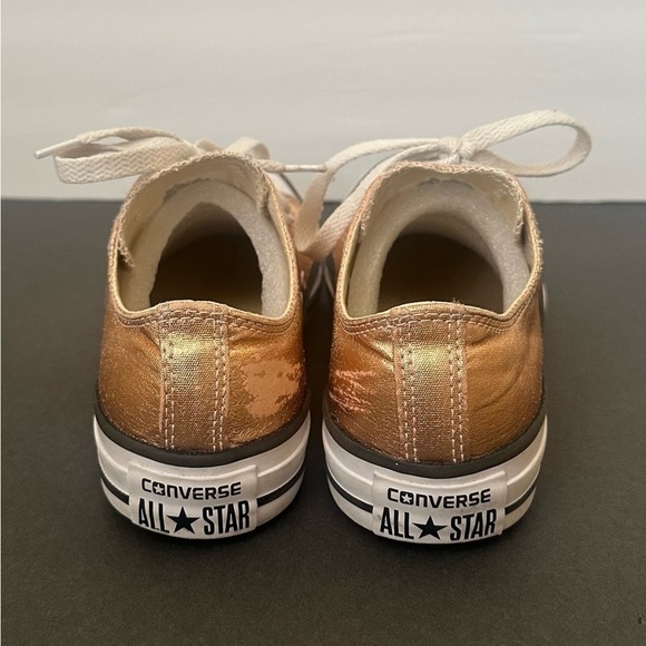 Converse All Stars Copper Metallic Low Top Women’s Size 6 - Picture 7 of 7
